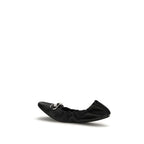 Gucci Black Calf Leather Bos Taurus Ballet Flats Gucci