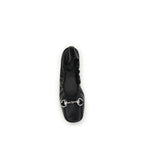 Gucci Black Calf Leather Bos Taurus Ballet Flats Gucci