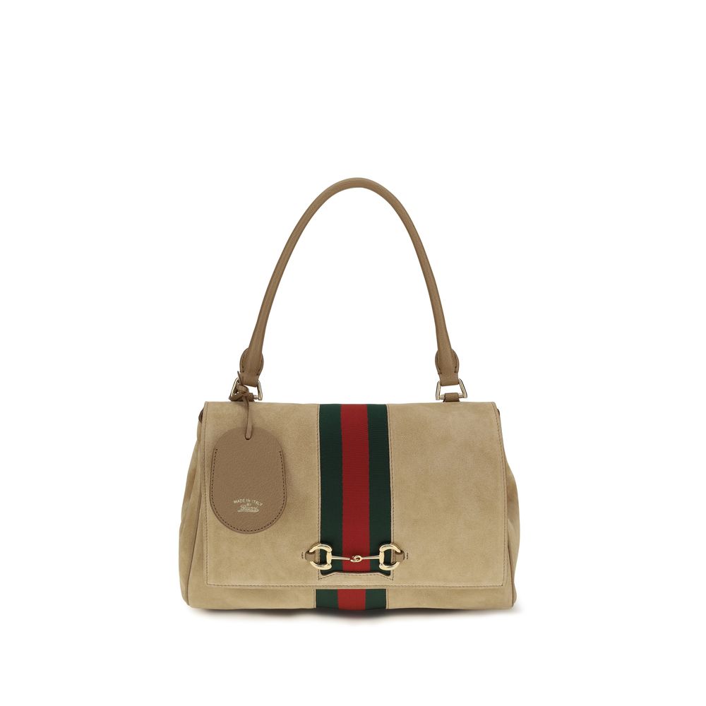 Gucci Beige Calf Leather Bos Taurus Handbag Gucci
