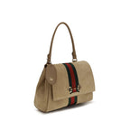 Gucci Beige Calf Leather Bos Taurus Handbag Gucci