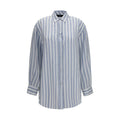 Gucci Blue Silk Shirt Gucci
