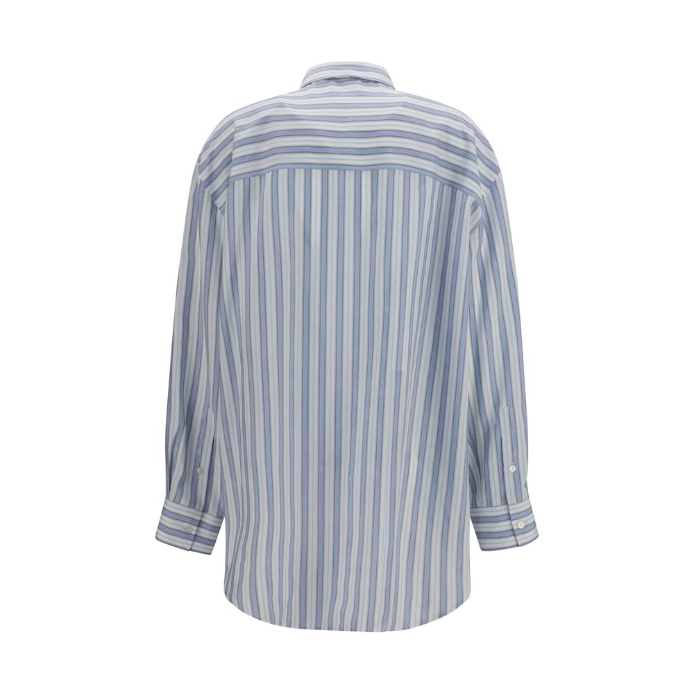 Gucci Blue Silk Shirt Gucci