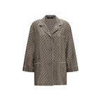 Gucci Beige Silk Dress Shirt Gucci