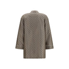 Gucci Beige Silk Dress Shirt Gucci