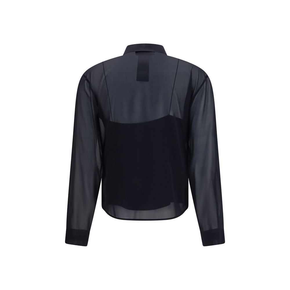 Gucci Black Silk Dress Shirt Gucci