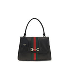 Gucci Black Calf Leather Bos Taurus Handbag Gucci