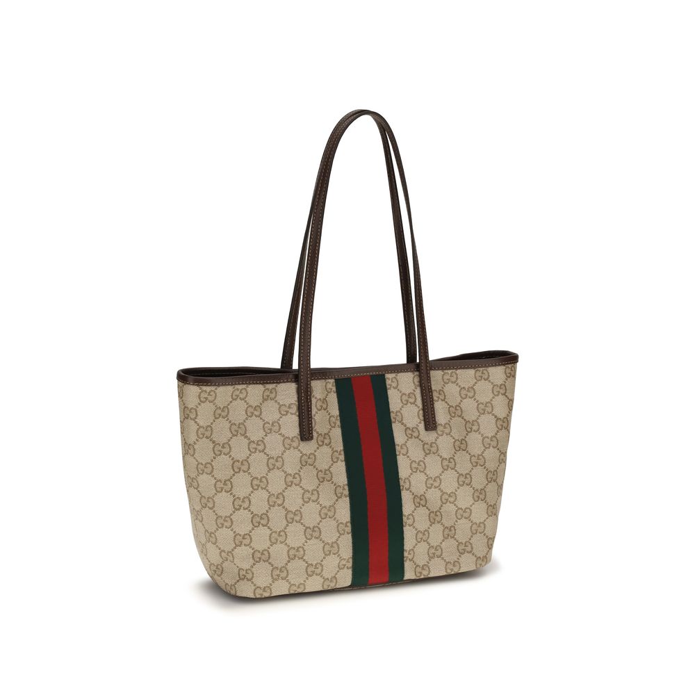 Gucci Beige Cotton Shoulder Bag Gucci