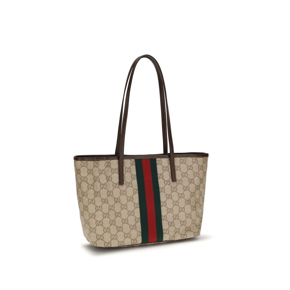 Gucci Beige Cotton Shoulder Bag Gucci