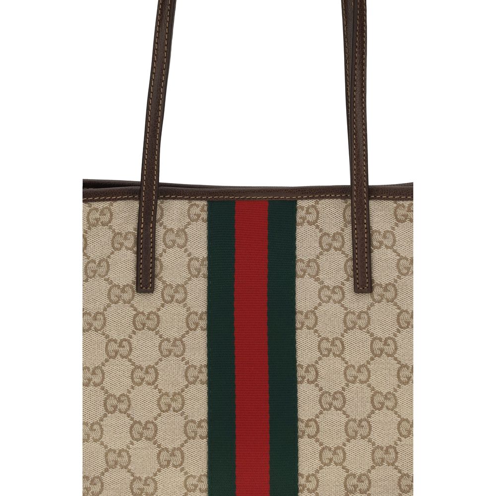 Gucci Beige Cotton Shoulder Bag Gucci
