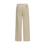 Prada Beige Cotton Casual Pants Prada