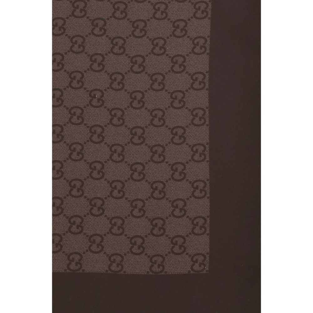 Gucci Brown Silk Foulard Gucci