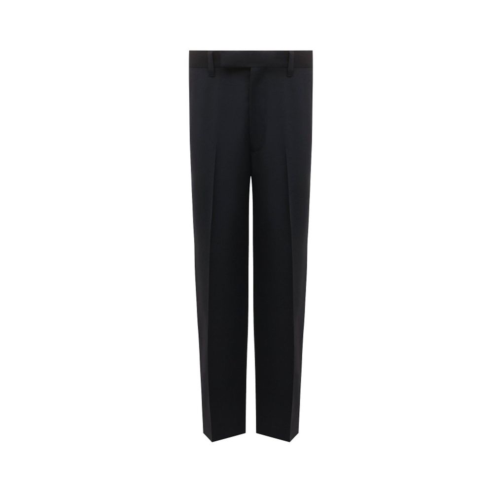Prada Blue Wool Dress Pants Prada
