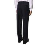 Prada Blue Wool Dress Pants Prada