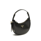 Prada Black Calf Leather Bos Taurus Shoulder Bag Prada