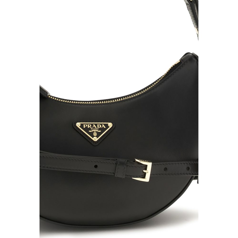 Prada Black Calf Leather Bos Taurus Shoulder Bag Prada