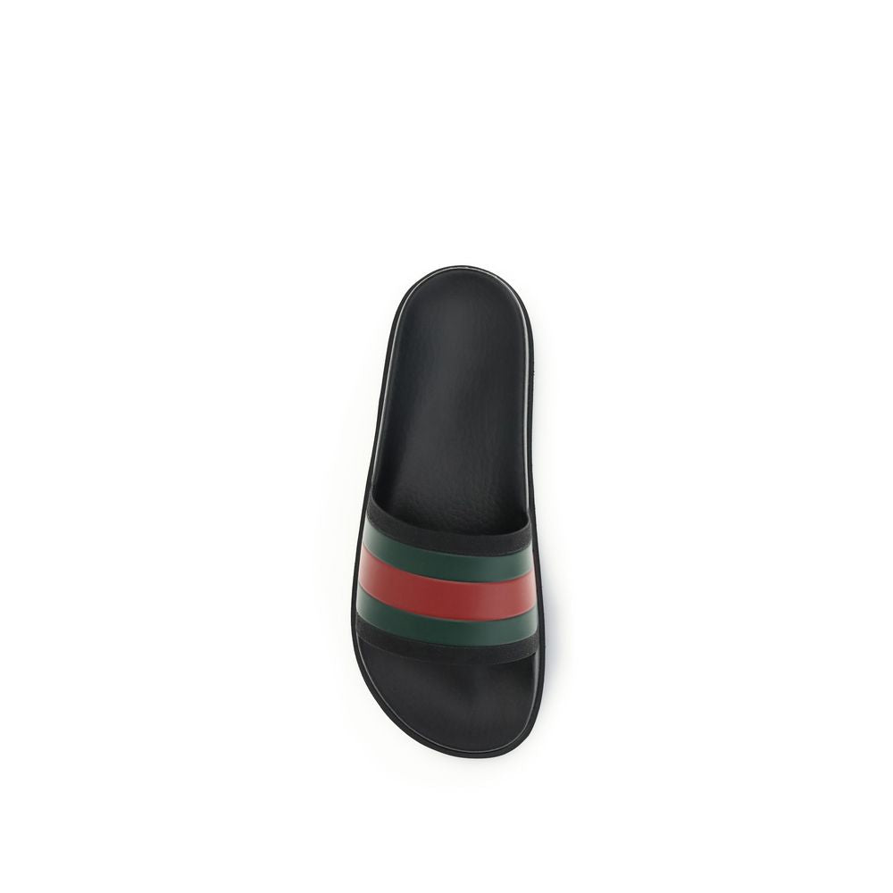Gucci Black Rubber Slippers Gucci