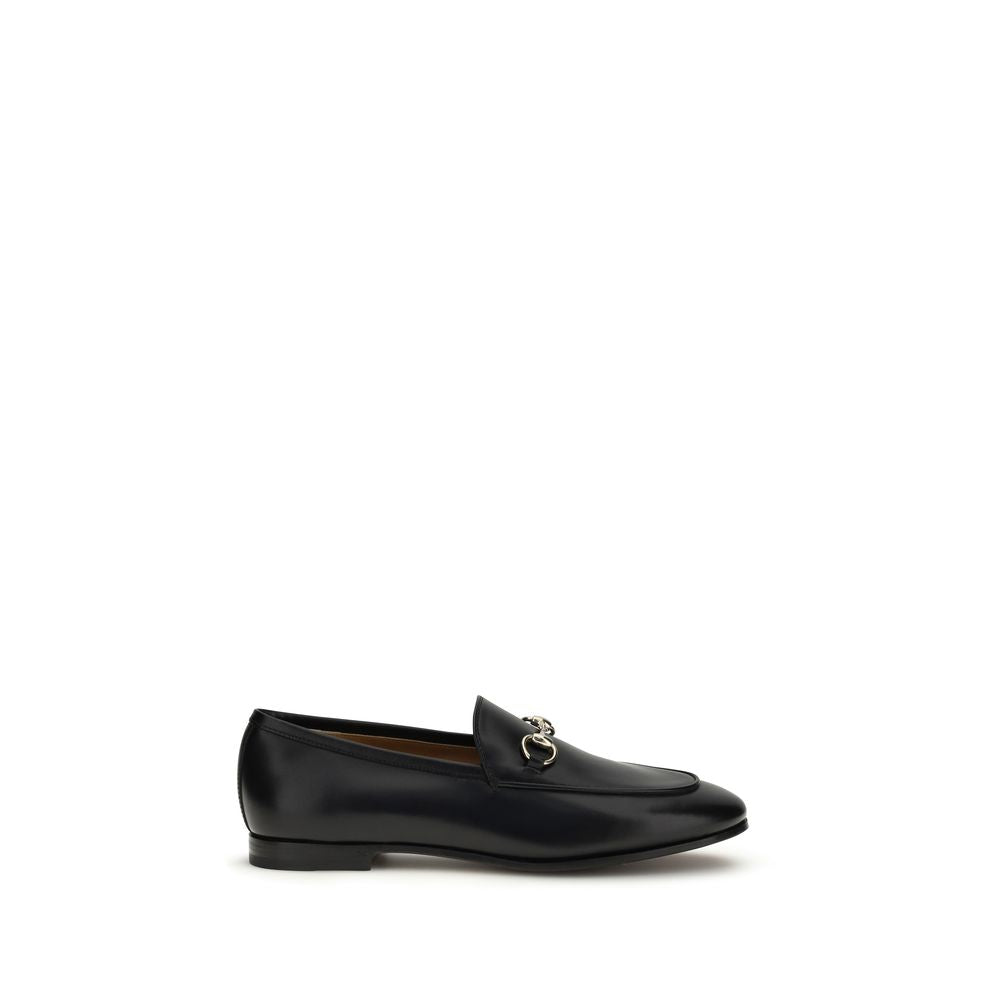 Gucci Black Calf Leather Bos Taurus Slip-On Loafers Gucci