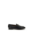 Gucci Black Calf Leather Bos Taurus Slip-On Loafers Gucci