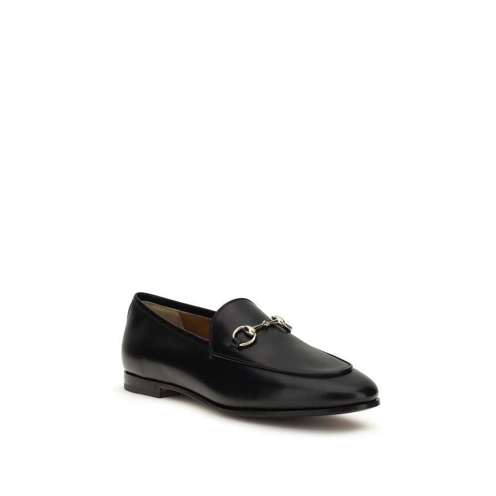 Gucci Black Calf Leather Bos Taurus Slip-On Loafers Gucci