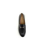 Gucci Black Calf Leather Bos Taurus Slip-On Loafers Gucci