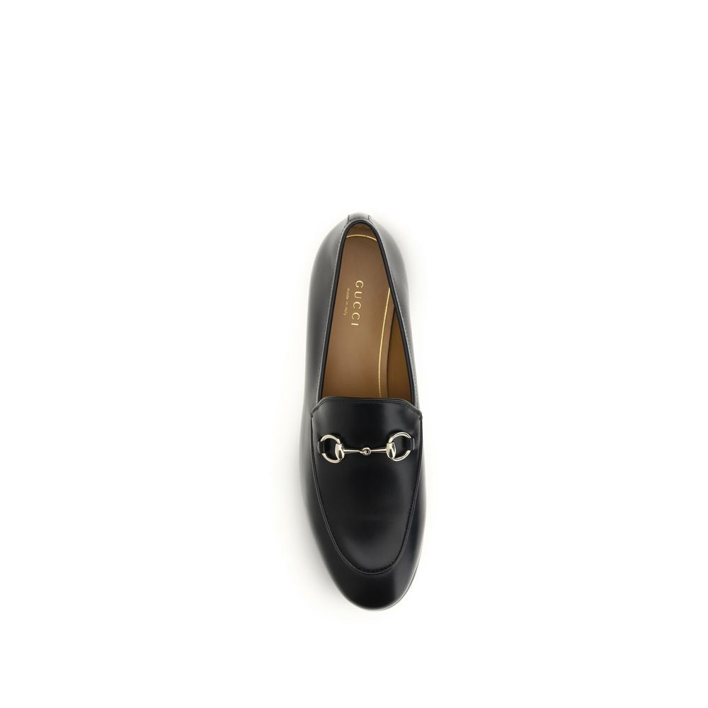 Gucci Black Calf Leather Bos Taurus Slip-On Loafers Gucci