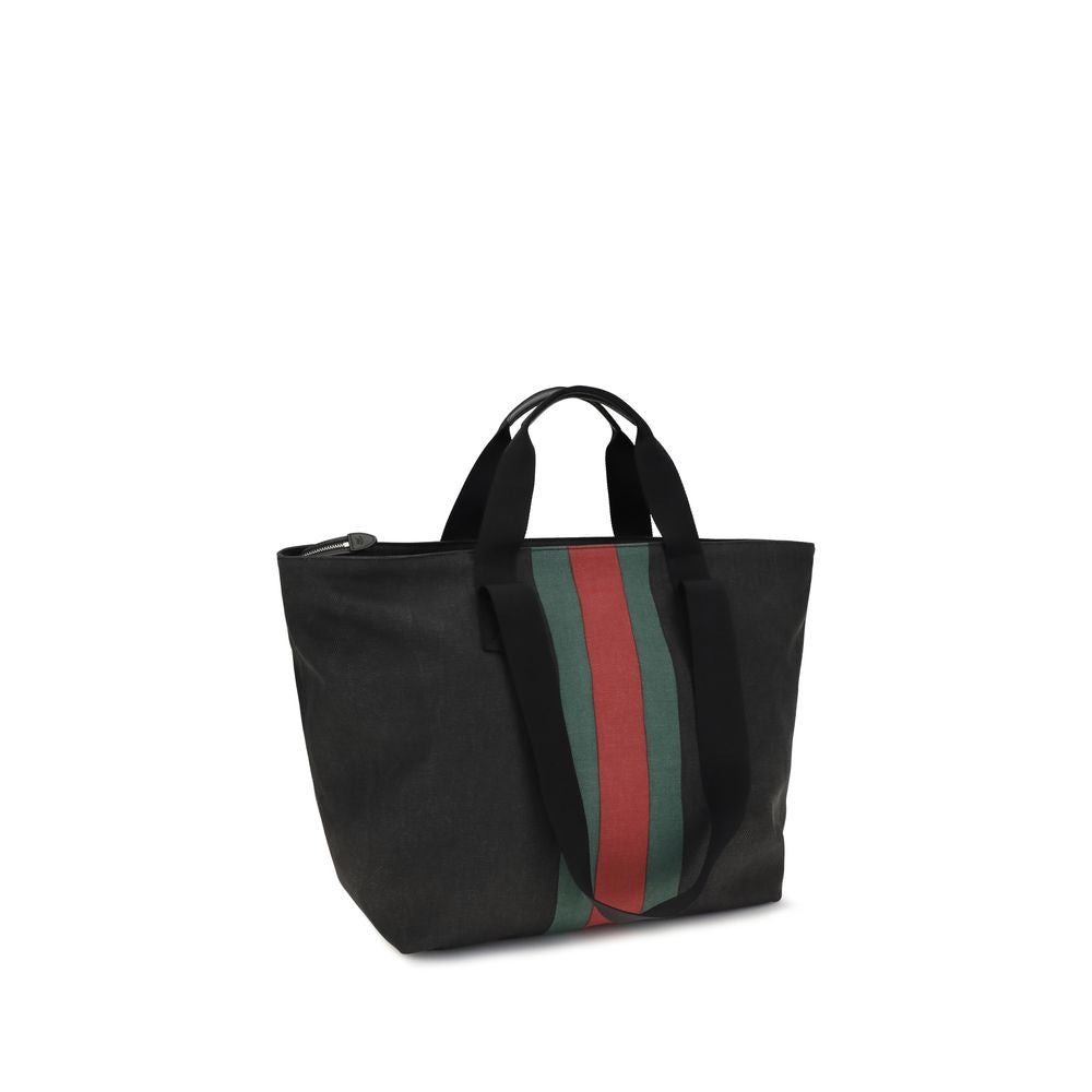 Gucci Black Cotton Shoulder Bag Gucci