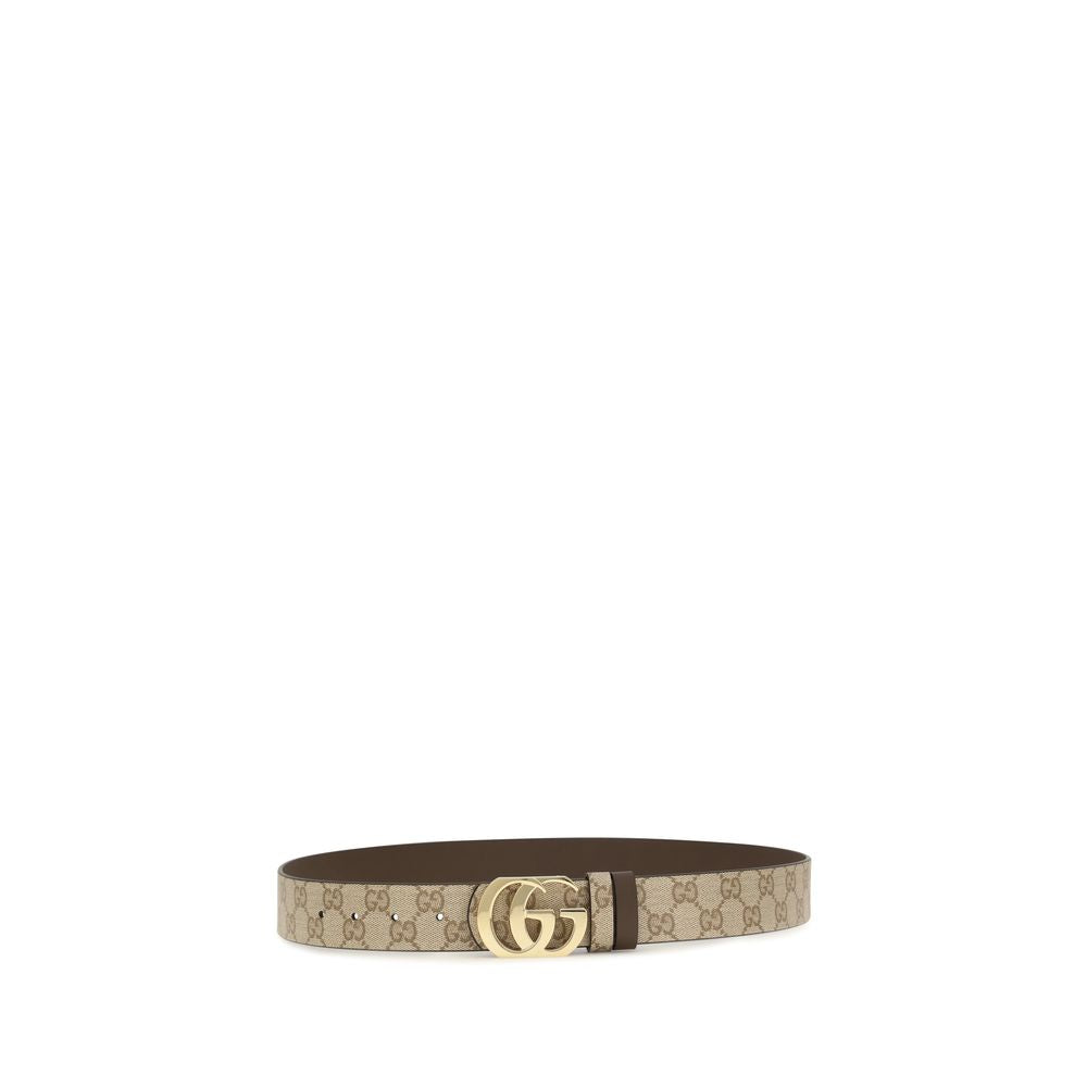 Gucci Beige Calf Leather Bos Taurus Regular Belt Gucci