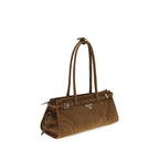 Prada Brown Calf Leather Bos Taurus Handbag Prada