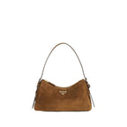 Prada Brown Calf Leather Bos Taurus Backet Bag Prada