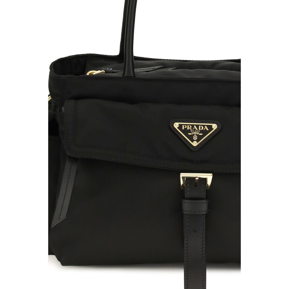 Prada Black Polyamide Handbag Prada
