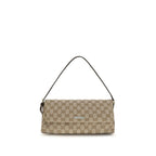 Gucci Brown Fabric Handbag Gucci