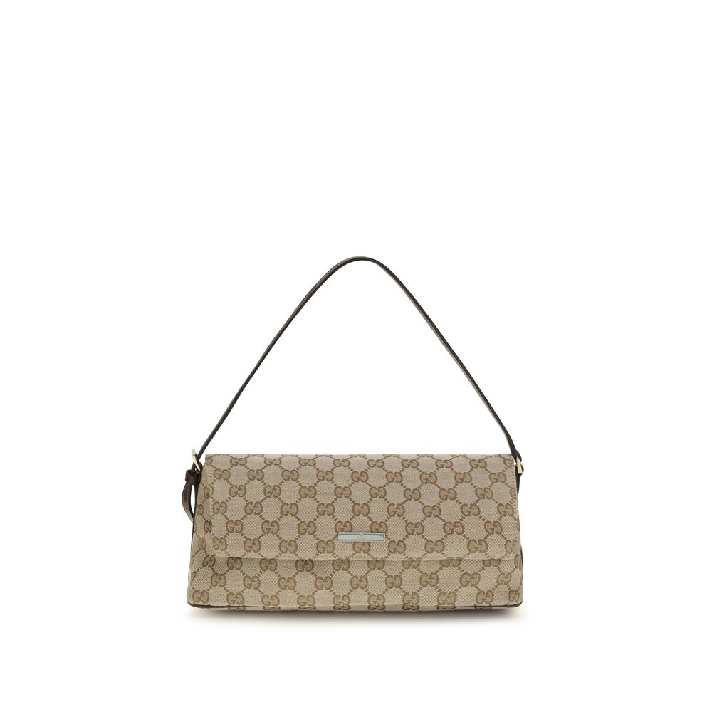 Gucci Brown Fabric Handbag Gucci