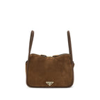 Prada Brown Calf Leather Bos Taurus Handbag Prada