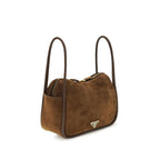 Prada Brown Calf Leather Bos Taurus Handbag Prada