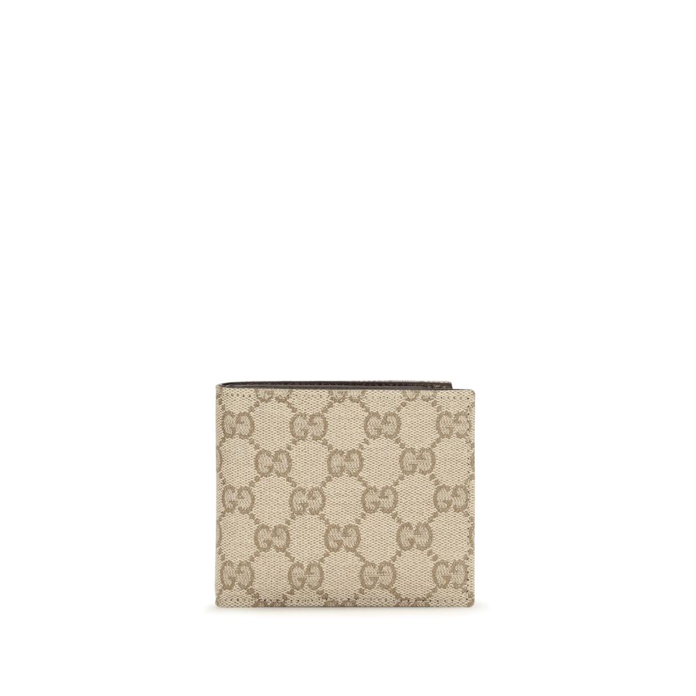 Gucci Beige Fabric Wallet Gucci