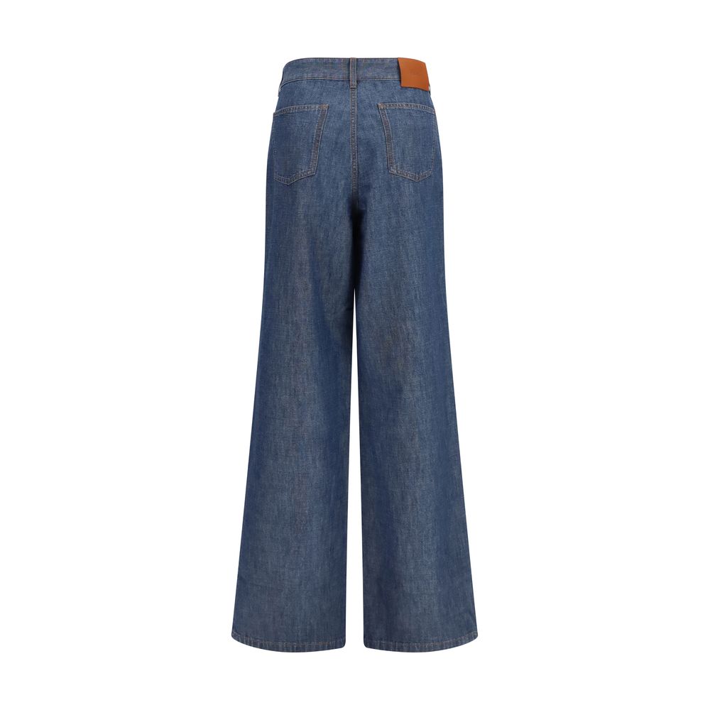 Fendi Blue Cotton Jeans Denim Fendi