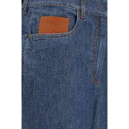 Fendi Blue Cotton Jeans Denim Fendi