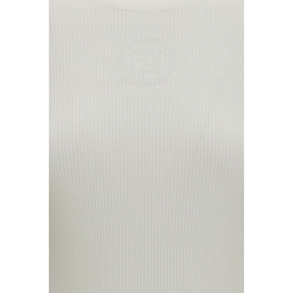 Fendi White Cotton Sweatshirt Fendi