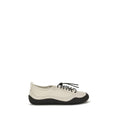 Prada Beige Fabric Athletic Sneakers Prada