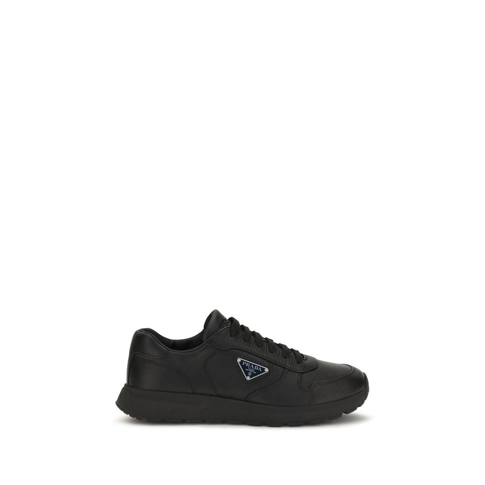 Prada Black Polyester Athletic Sneakers Prada