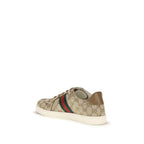 Gucci Beige Fabric Athletic Sneakers Gucci