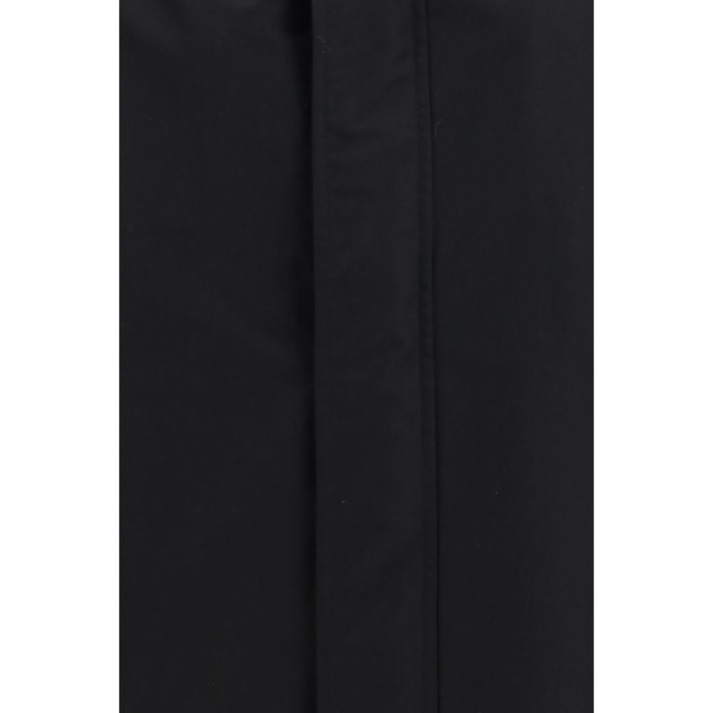 Gucci Black Cotton Full-Length Jacket Gucci