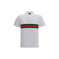 Gucci White Cotton Polo Shirt Gucci