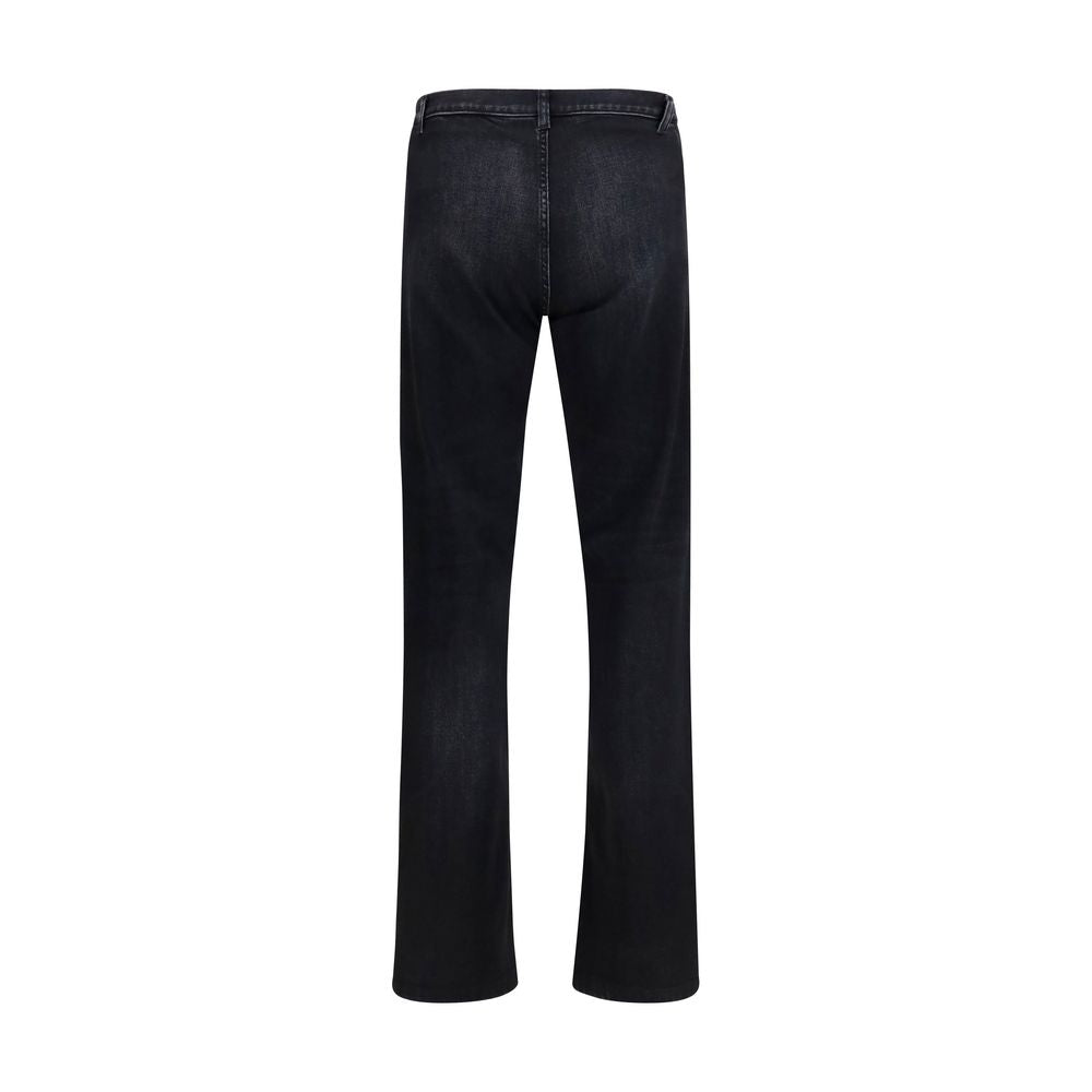 Gucci Black Cotton Flared Jeans Gucci