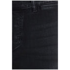 Gucci Black Cotton Flared Jeans Gucci