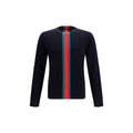Gucci Blue Cotton Sweatshirt Gucci