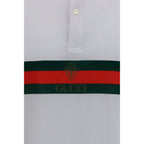 Gucci White Cotton Polo Shirt Gucci