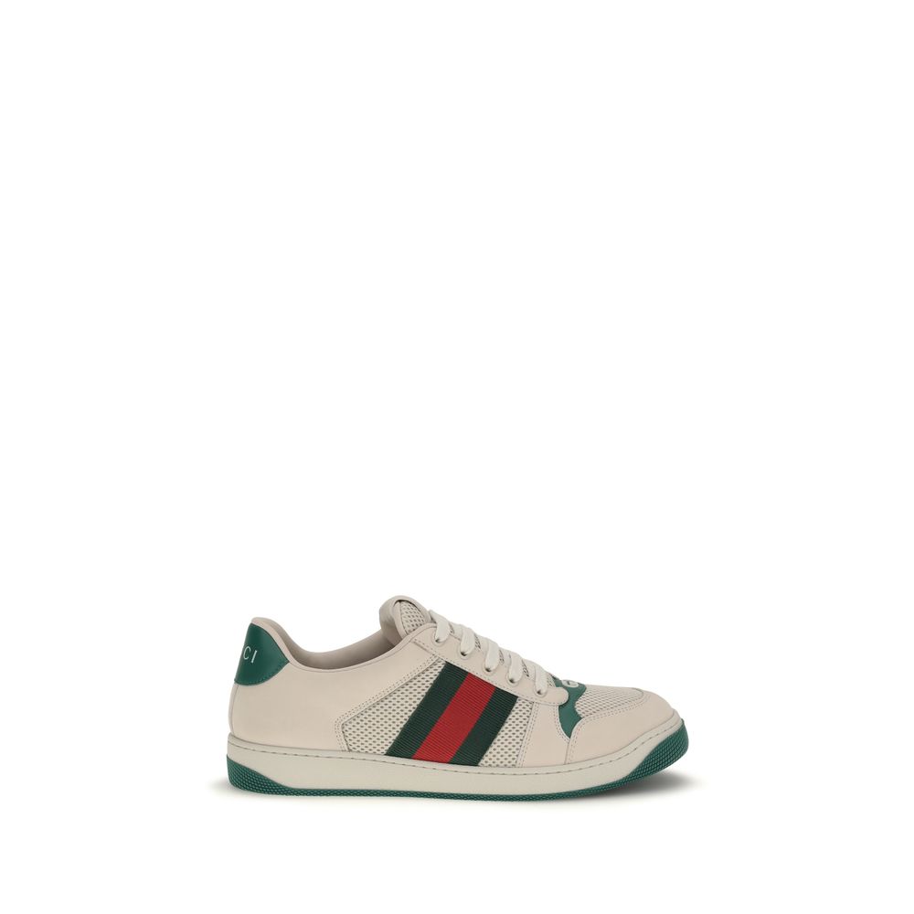 Gucci Beige Fabric Low Top Sneakers Gucci