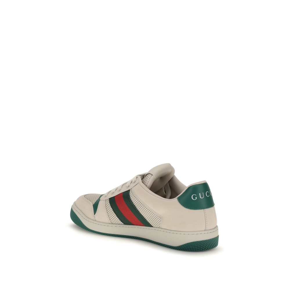 Gucci Beige Fabric Low Top Sneakers Gucci