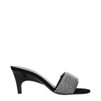 Prada Black Fabric Platform Sandals Prada